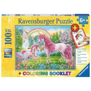 Magical Unicorns 100 pcs. & Coloring Book Magical Unicorns 100 pcs. & Coloring Book