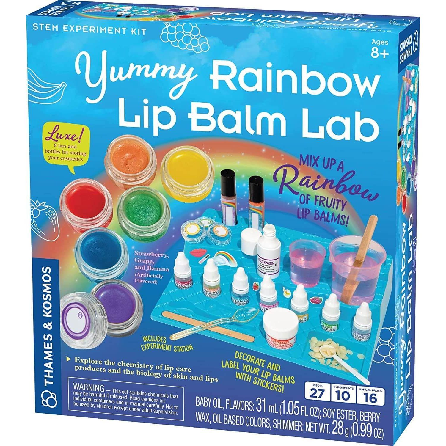 Yummy Rainbow Lip Balm Lab - Toys & Co. - Thames & Kosmos