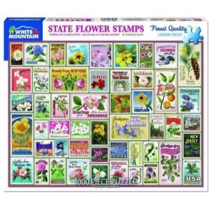 State Flower Stamps 1000 Pc