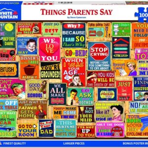 Things Parents Say 1000 Pc Things Parents Say 1000 Pc