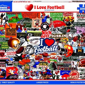 I Love Football 1000 Pc I Love Football 1000 Pc