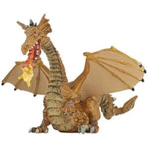 Gold Dragon with Flame Gold Dragon with Flame
