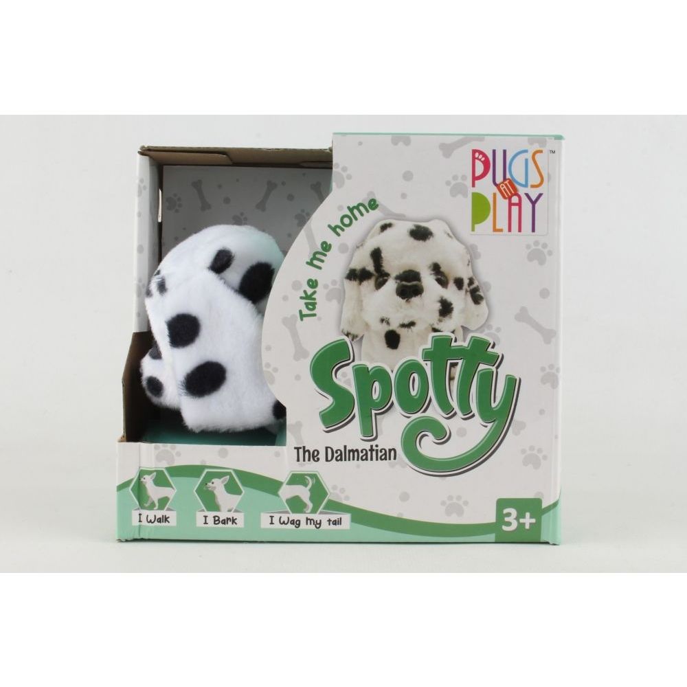 Walking dalmatian dog top toy