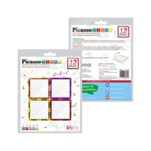 Magnetic Mirror Tile Set - 12 Pieces Magnetic Mirror Tile Set - 12 Pieces