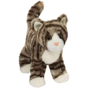 Zigby Gray Stripe Cat 8 Inch Zigby Gray Stripe Cat 8 Inch