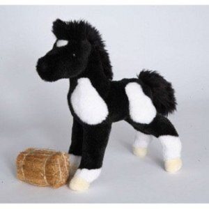 Runner Black & White Foal 10 Inch Runner Black & White Foal 10 Inch