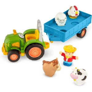 Tractor with Animals Lights & Sound
