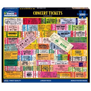 Concert Tickets 1000 Piece Concert Tickets 1000 Piece