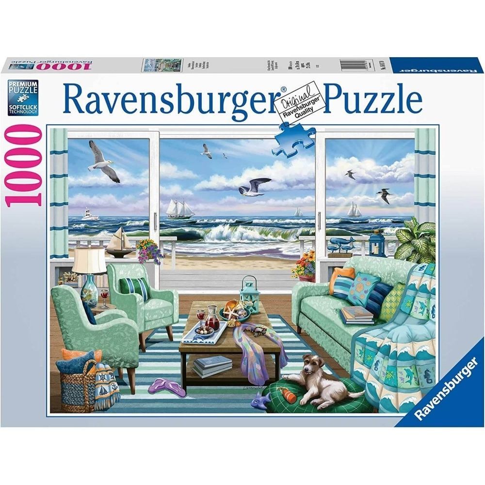 Ravensburger My Beach Hut & Beachfront Getaway 1000 Piece Jigsaw Puzzles - 2 Pack For Adults - View #10