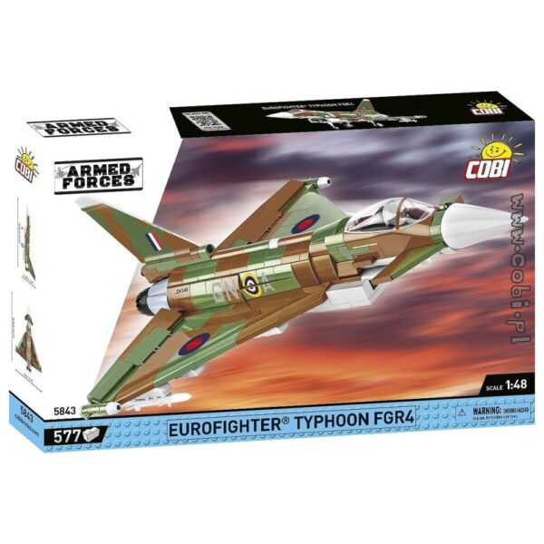 Cobi 5843 Eurofighter Typhoon FGR4 GINA : les visuels sont