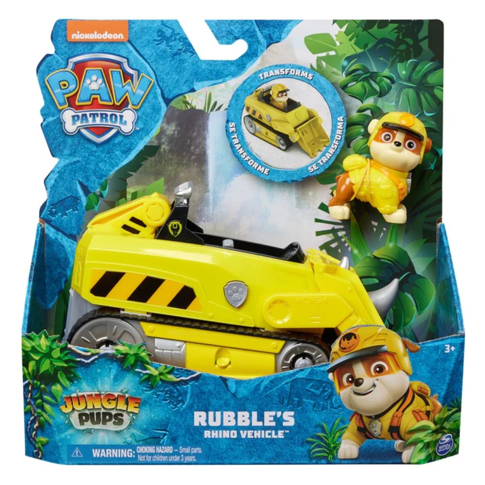 Paw Patrol Mighty Pups Jungle Rubble - Toys & Co. - Spin Master