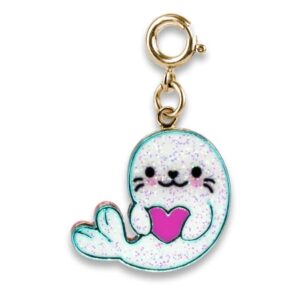 Gold Glitter Seal Charm Gold Glitter Seal Charm