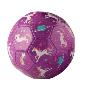 Unicorn Glitter Soccer Ball Size 2