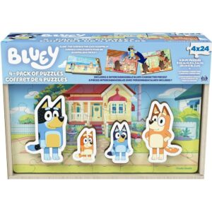 Bluey Wooden Puzzles 4 Pack Bluey Wooden Puzzles 4 Pack