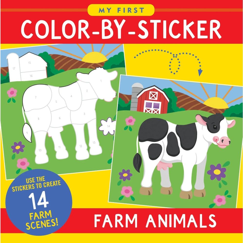 Farm Animals Color by Sticker - Toys & Co.