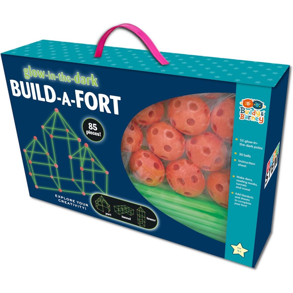 Oh So Fun! Deluxe Glow in the Dark Space Fort | MindWare