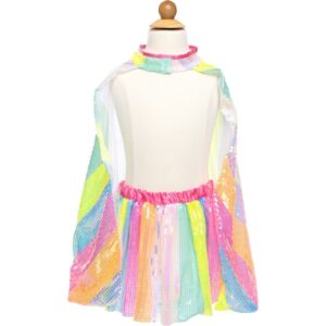 Stripy Sequins Cape 4/6 Stripy Sequins Cape 4/6