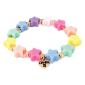 Gold Pastel Star Stretch Bracelet Gold Pastel Star Stretch Bracelet