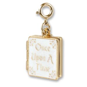 Gold Princess Book Charm Gold Princess Book Charm