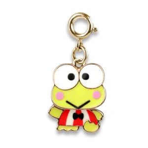 Gold Keroppi Charm Gold Keroppi Charm