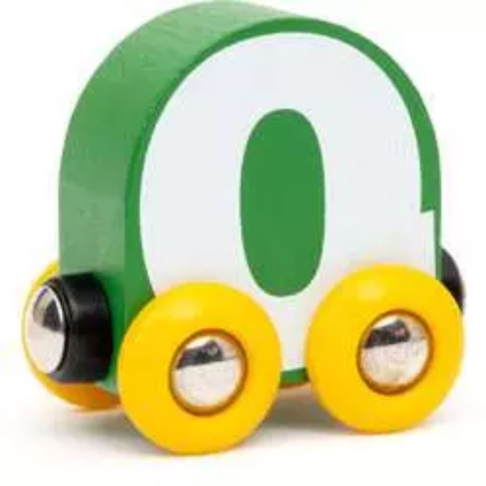 BRIO - Letter Train D | Wooden Train Set Accessory Toy For