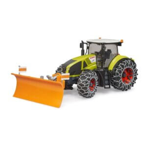 Claas Axion 950 with Snow Chains & Blade Claas Axion 950 with Snow Chains & Blade