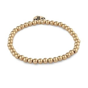 Gold Bead Stretch Bracelet Gold Bead Stretch Bracelet