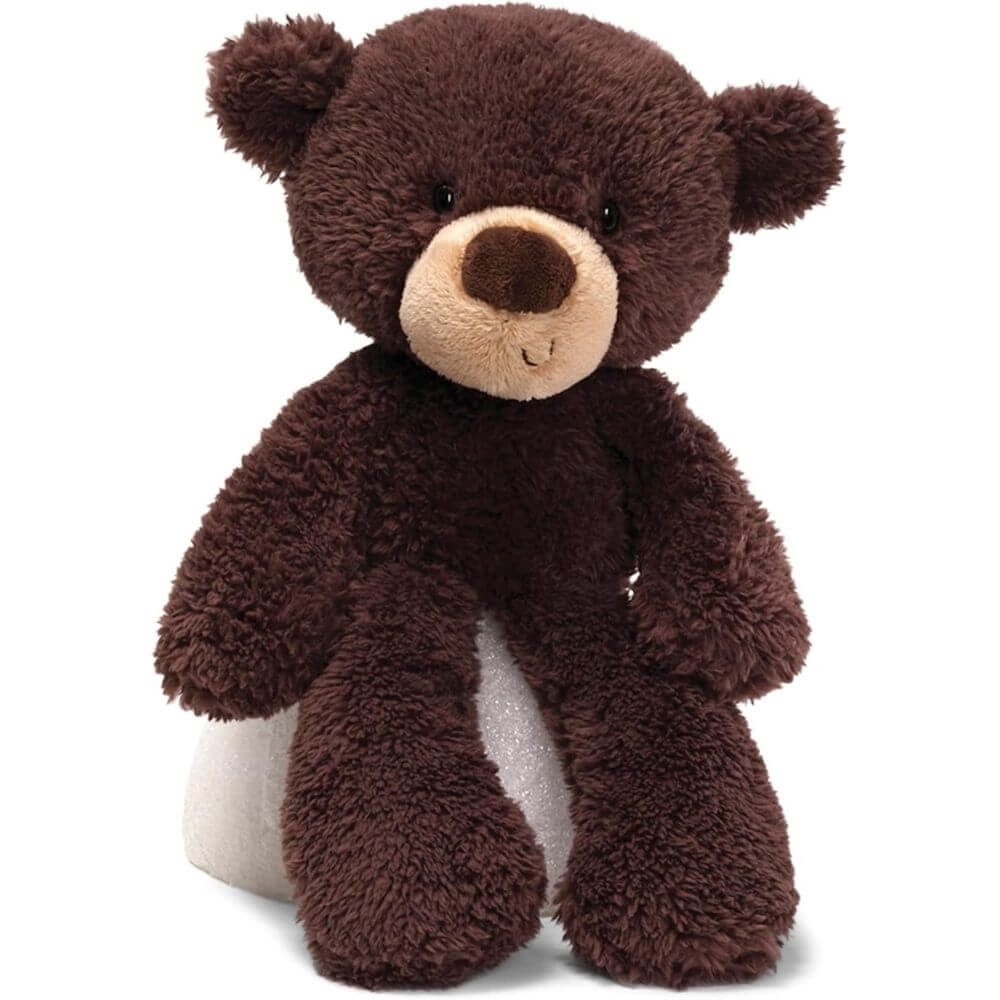 Fuzzy Chocolate Bear 13.5 Inch - Toys & Co.